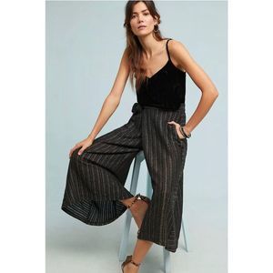 New Anthropologie Eva Franco Blake Striped Wrap Pants Size Medium